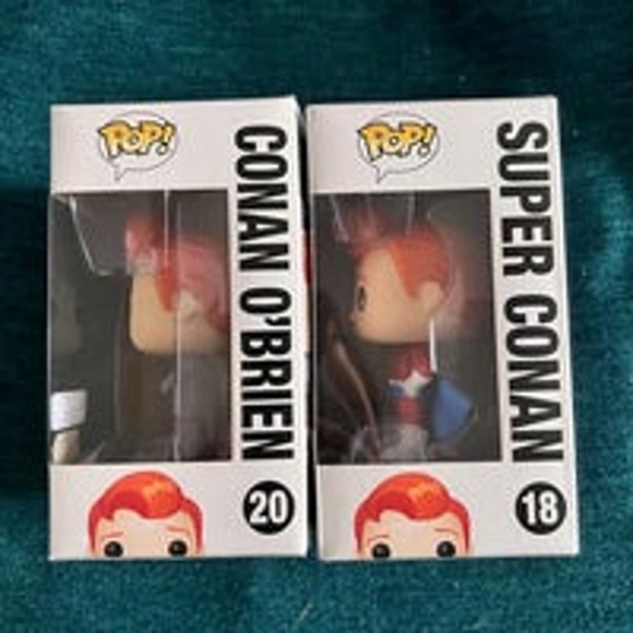 Conan O'Brien TBS Set of 2 Funko Pops Gamestop Exclusive - Picture 3 of 5